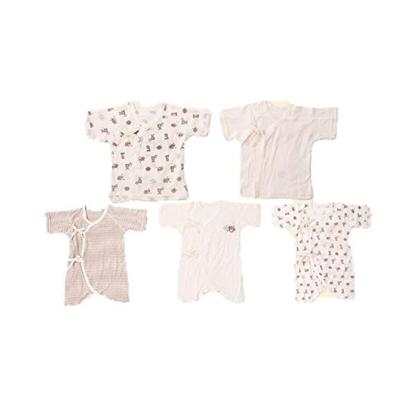 Skip House スキップハウス オーガニックコットン ベビー新生児 豪華5枚組 肌着セット 熊柄 コンビ肌着 3枚 短肌着 2枚 Www Iainlangsa Ac Id