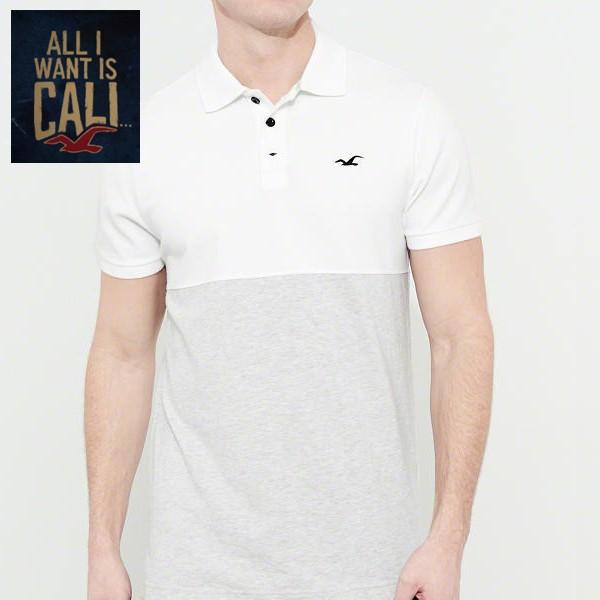 ポロシャツ メンズ 半袖 Hollister ホリスター 正規品 鹿の子ポロ Poloシャツ無地白グレー Holl 122 カリフォルニアスタイル 通販 Yahoo ショッピング
