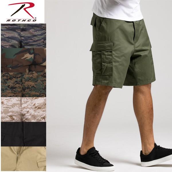 カーゴパンツ 迷彩 メンズ ハーフパンツ ミリタリー ロング丈 短パン ショートパンツ 無地 カーキ カジュアル Rothcoロスコ Roth 024 カリフォルニアスタイル 通販 Yahoo ショッピング
