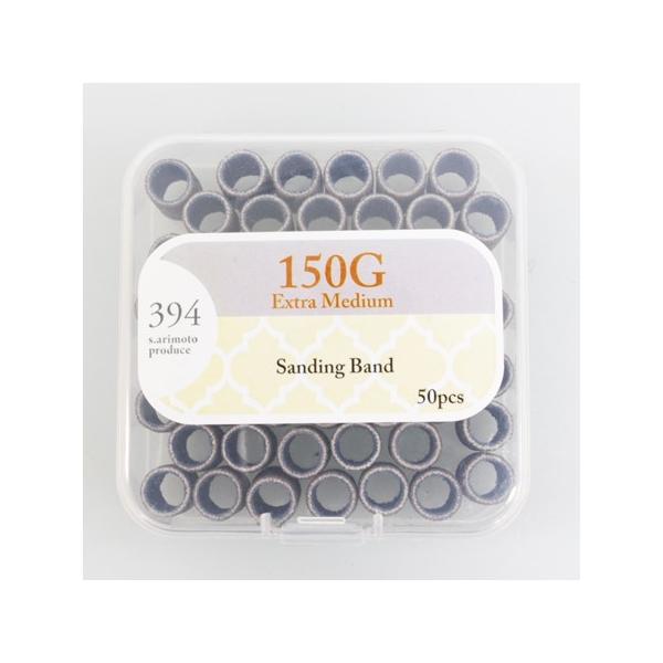 サ有本幸代プロデュース 394ブランドより、サンディングバンド2種類。・ソークオフ前のトップジェル削り、フィルインプレパレーションに最適です。・保管や持ち運びに便利な透明ケースに50ヶ入り。・本商品にはマンドレールは付属しておりません。別売...