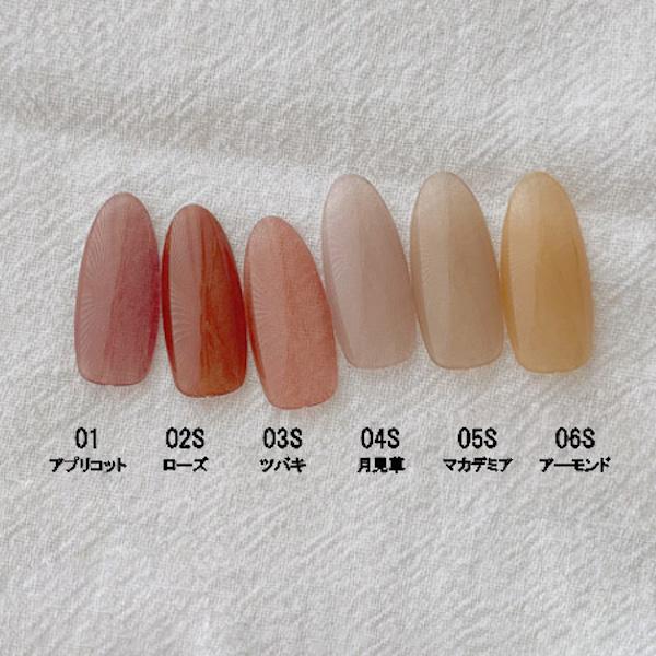 D.nail ディネイル ボタニカルジェル 6色セット 1(01Sー06S) : ネイル