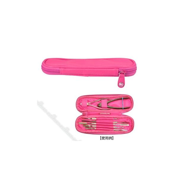 お取り寄せ品となります。収納力抜群のニッパーケース。しきりがあるので、ごちゃごちゃせず、すっきり収納できます。ボタン部分に大きめのアクリルストーンが付いた、キュートなニッパーケースです。●70×200 m/m