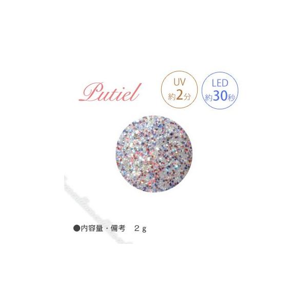 Putiel プティール カラージェル 613 グリッターミックス 2g : ネイル