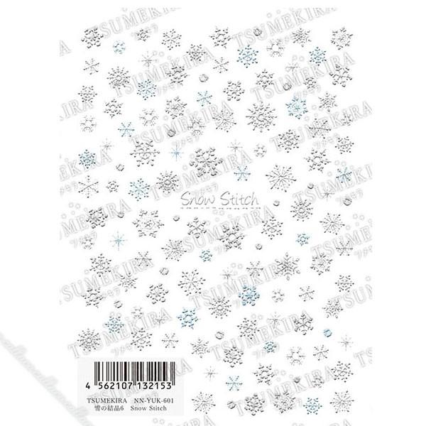 Tsumekira ツメキラ 雪の結晶6 Snow Stitch スノー スティッチ Nn Yuk 601 ネイルショップキャラカ 通販 Yahoo ショッピング