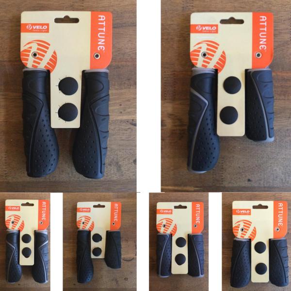 Velo Ergo Grip Black ベロ グリップ エルゴノミクス 自転車