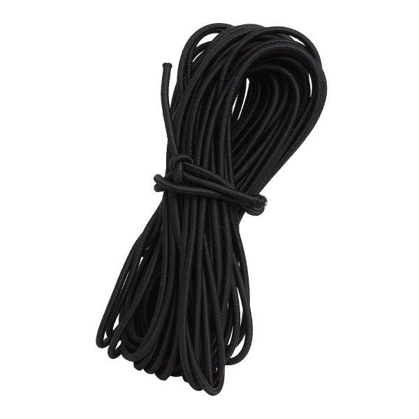 長さ(約)：10m太さ(約)：2.5mm材質：ゴム、ポリエステル重量(約)：47g (10m) 製造国：中国【注意事項】※長さは個体差で若干前後する場合が御座いますのでご了承ください。※カットした端はほつれないようにライター等の火で炙って処...