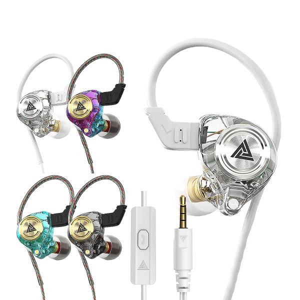 イヤホン 有線 耳掛け カナル型 リモコン付き マイク内蔵 4極 3.5mm