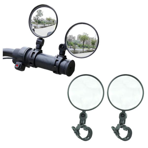 自転車走行の安全をサポートする自転車用ミラー広範囲をしっかりサポート!微調節も簡単に行うことができます。商品詳細商品サイズ：約8cm（ミラー径）約1.5cm〜約3cm（対応パイプ径）重さ：約42ｇ製造国：中国個数：1個写真の自転車パイプ径：...