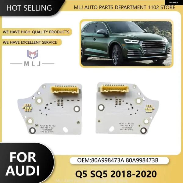 並行輸入品 アウディ Q5 SQ5 2018 - 19 2020用  LED ヘッドライト US仕様 DRLボード エンジェルアイ ウィンカー チップ カー 8