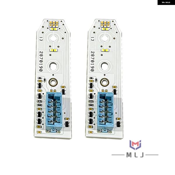 並行輸入品 アウディ Q3 ハイスペック ヘッドライト  LED デイタイム ランニングライト ソースチップ モジュール DRL プレート ボード ホワイト 2