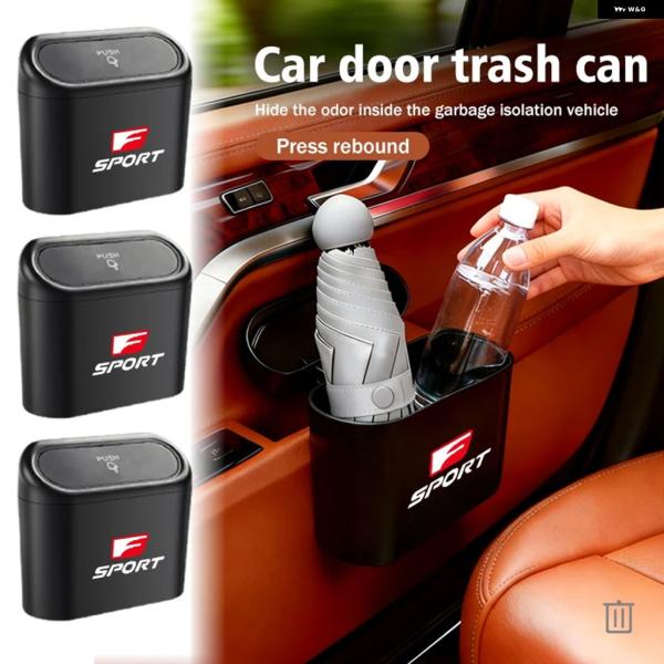 並行輸入品 レクサス車用ゴミ箱ドア掛け 収納 ボックス ホルダー ゴミ箱 オーガナイザー カー RX 300 330 NX Fスポーツ IS 300H 250