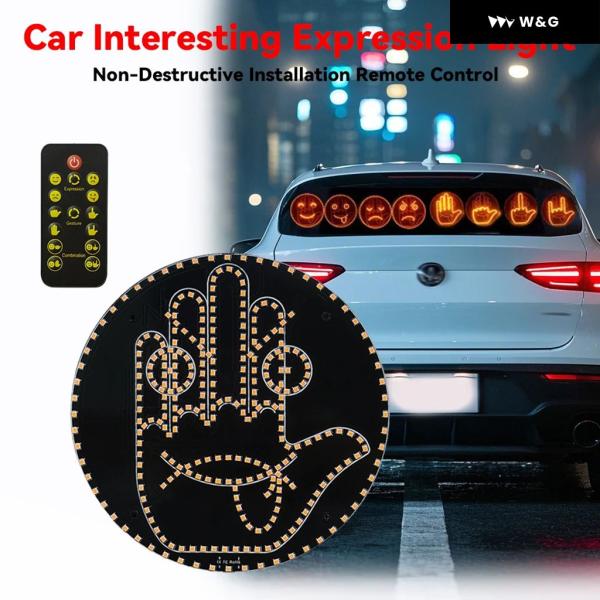 並行輸入品 車用ハンドジェスチャーライト 新型LEDフィンガーライト車