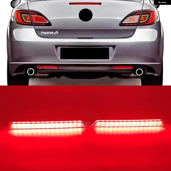 並行輸入品 車用 LED バンパー リフレクター テールライト リアストップ フォグランプ マツダ 2 セダンDE マツダ 3 BK マツダ 6 GH マツダ 