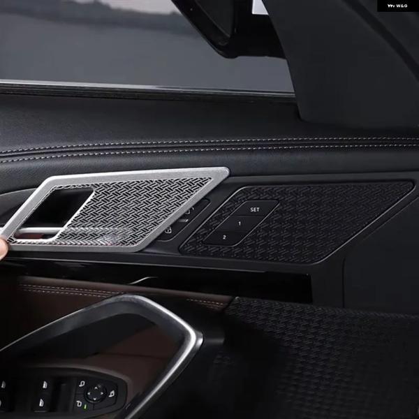 並行輸入品 BMW X1 U11 2023-2025用カー スピーカー カバー トリム ハンドル内側メッシュ インテリア