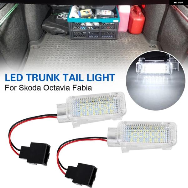 並行輸入品 SKODA 12V トランク ブート ライト KODIAQ OCTAVIA MK2 MK3 2 3 FABIA MK1 車内 収納 ラゲッジ ランプ LED