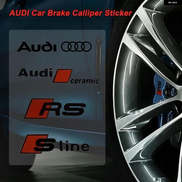 並行輸入品 アウディ 耐熱ブレーキ ステッカー S3 S4 S5 S6 S7 S8 S RS A3 A4 B8 8P 8V A6 C7 A5 Q5 B7 B6 