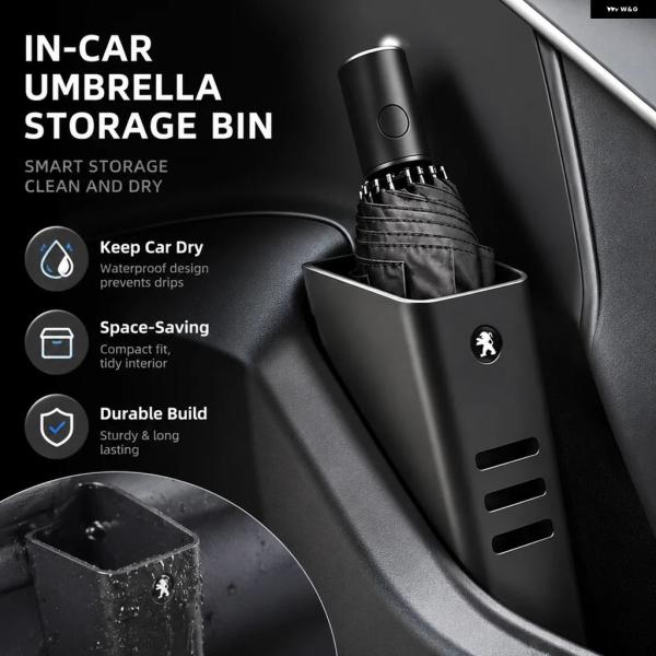 並行輸入品 プジョー 2008 207 508 607 106 406 407 307 206 301 408 5008 4008用車内傘 収納 ラック