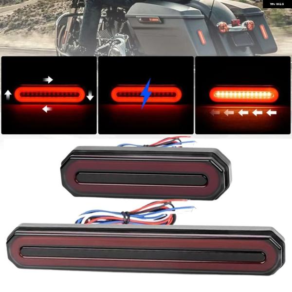 並行輸入品 3 IN 1 デュアルカラー LED テールライト 45/87 ストップブレーキ ランプ シーケンシャル ウィンカー トラック トレーラー RV バイク ATV 12V 24V
