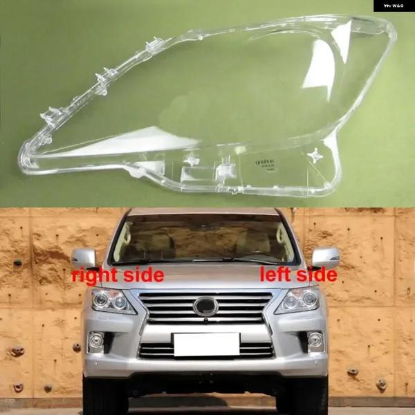 並行輸入品 レクサス LX570 2012 - 15 LED ヘッドライト カバー ヘッドランプ ランプシェル レンズ ランプ シェード プレキシガラス クリア