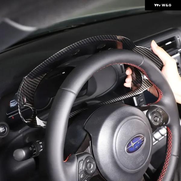 86/BRZ 青いカーボンダッシュボードトリム トヨタ 86 RZ 22-24 スバル BRZ ABS カーボン ダッシュボード