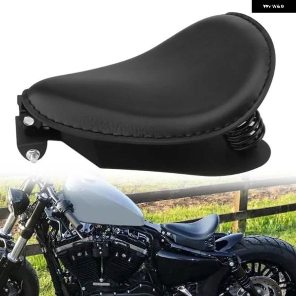 並行輸入品汎用 オートバイ ソロサドルシートカバー スプリング