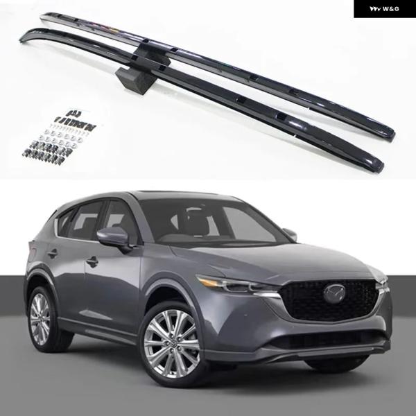 並行輸入品 ルーフラッククロスバー マツダ CX-5 2016-2025 レールバー キャリア バー トップラックレール ボックス