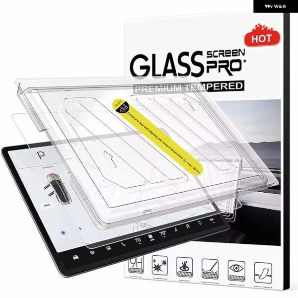 並行輸入品 6人乗り テスラ モデルYL/3 ハイランド/Y ジュニパー HD マットフィルム リア中央 コントロール タッチスクリーン プロテクター