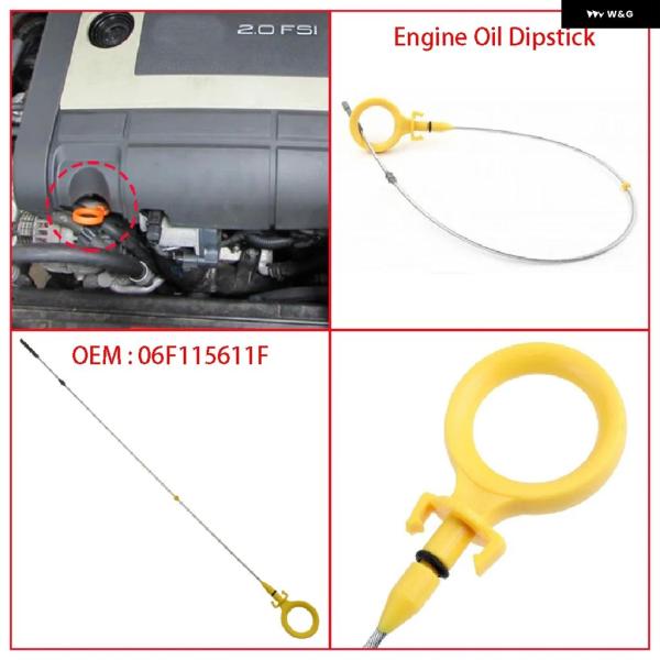 並行輸入品 06F115611F パーツ アウディ TT TTS クーペ ロードスター 8J 2.0T 2007-2014 車 エンジン オイル ディップスティ