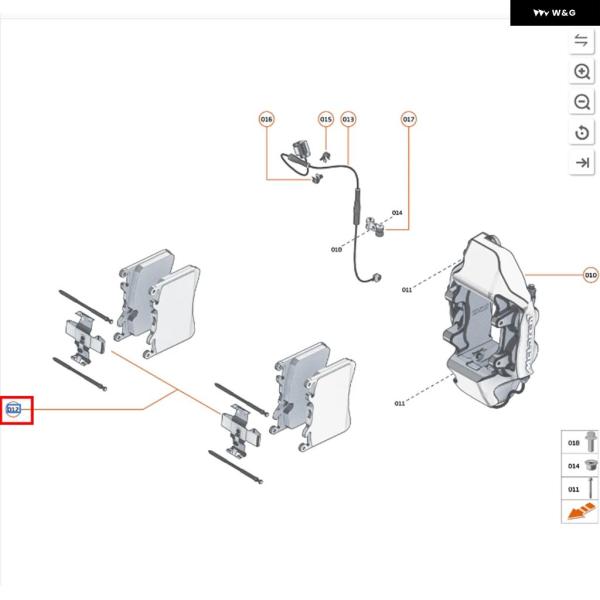 並行輸入品 マクラーレン720S用セラミック製 フロント/リア ブレーキ パッド OEM品番14CA141CP14CA076CP11M1397CP11M0383