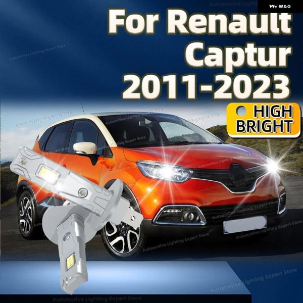 並行輸入品 ルノー CANBUS LED ライト バルブ 車用 ヘッドライト キャプチャー 2012 - 15 2016 17 2018 2個セット 30000