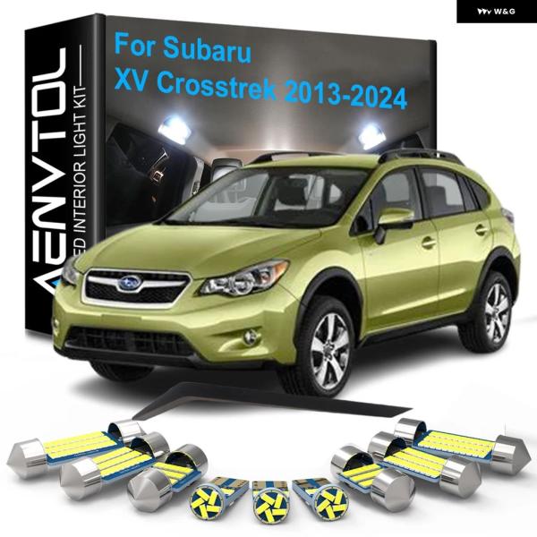 並行輸入品 スバル XV クロストレック ハイブリッド 2013 - 16 2017 20 2021 23 2024 車内 LED ライト CANBUS対応 8
