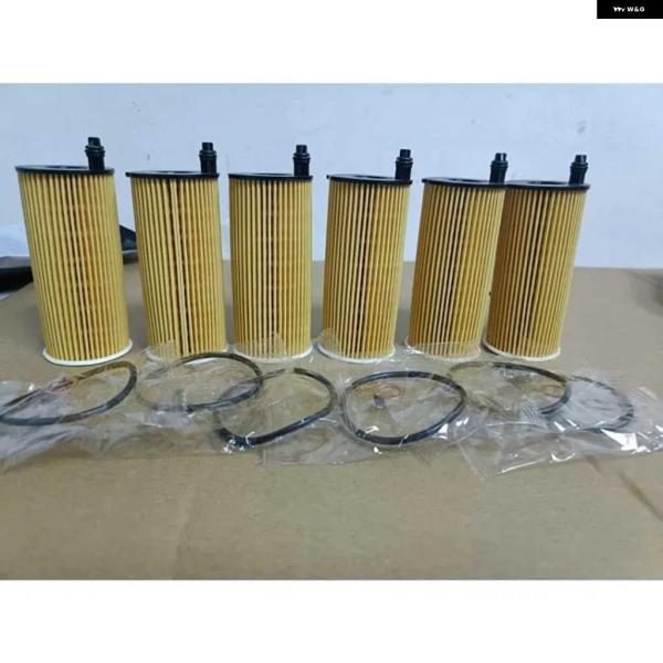 並行輸入品6個 11428575211 エンジン オイル フィルター キット BMW X3 X4 X5 X6 G01 2017-2