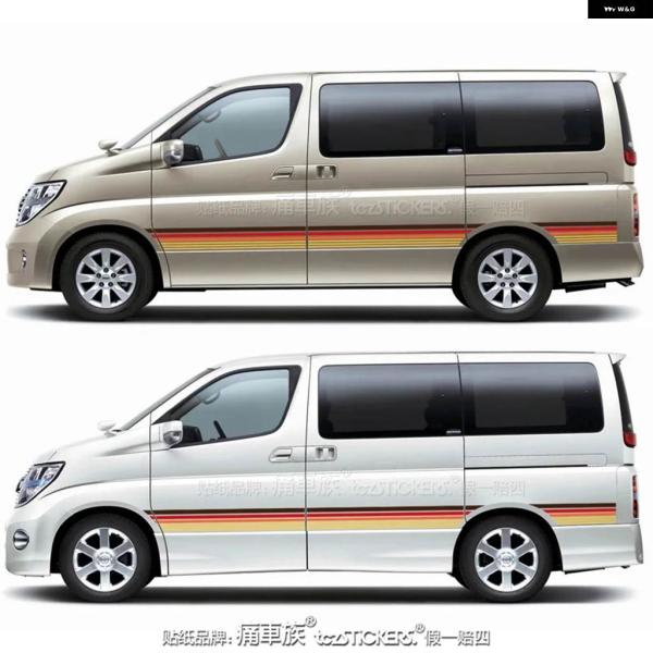 並行輸入品 車用ビニール ステッカー 日産 エルグランド E51 E52 
