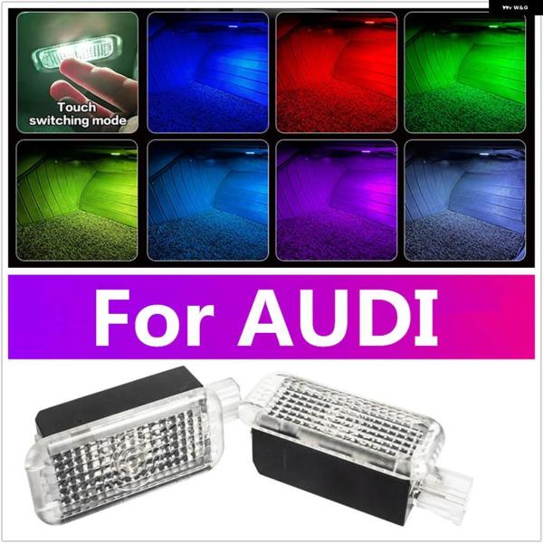並行輸入品 LED 車内ムードランプ フットウェル 電球 アウディ A1 8X GB A3 S3 8P A4 B8 B9 A5 8T F5 8F A6 A7 A