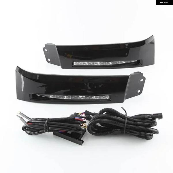 並行輸入品 車用LED デイタイム ランニングライト 12V トヨタ タンドラ 2008-13年式用イエローウィンカー デイタイム ランニング