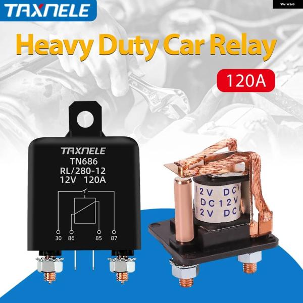 並行輸入品 高電流リレー 始動リレー 200A 120A 100A 12V 24V 高出力 大電流始動リレー リレー トラック 用モーター