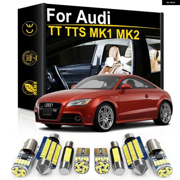並行輸入品 車内LEDライト アウディ TT MK1 MK2 8J 8N 1999 2000 2007 2008 2010 - 14 CANBUS バルブ 部品
