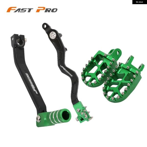 並行輸入品 オートバイ フットペグ フットレスト ブレーキペダル シフト レバー カワサキ KLX250 KLX 250 2006-2020