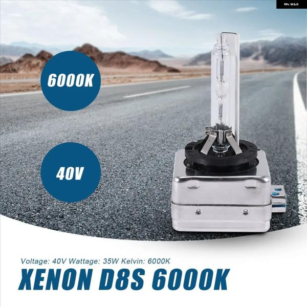 並行輸入品 D8S 6000K キセノン HID ヘッドライト バルブ セット 66548 66549 メイン車用ライト