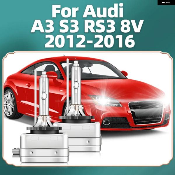並行輸入品 アウディ A3 S3 RS3 8V 2012 - 2015 2016 DC 12V 35W HID バルブ HID キセノン ヘッドライト D3S 