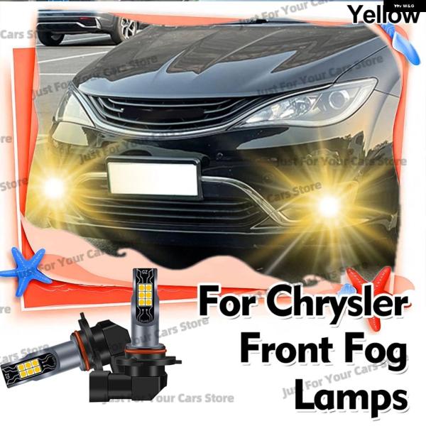 並行輸入品 クライスラー 300 300C PT クルーザー 2000-2010 クロスファイア セブリング パシフィカ 2個 LED フォグランプ 3000K