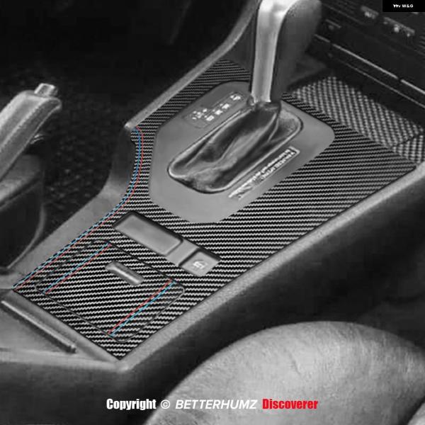 並行輸入品 BMW E39 5シリーズ 1999 - 2000 M5用カーセンター コンソール ギア シフト パネル フレーム トリム アルカンターラ インテリア