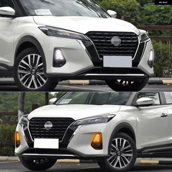 並行輸入品LEDデイライト 日産 キックス 2021-23 車用 ヘッドライト
