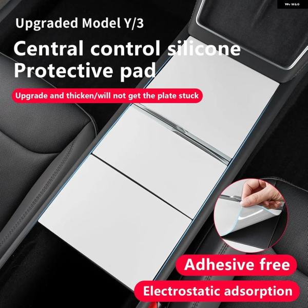並行輸入品 2026年式 テスラ モデルY ジュニパー モデル3 ハイランド コンソール 静電吸着カバー テスラ インテリア 装飾