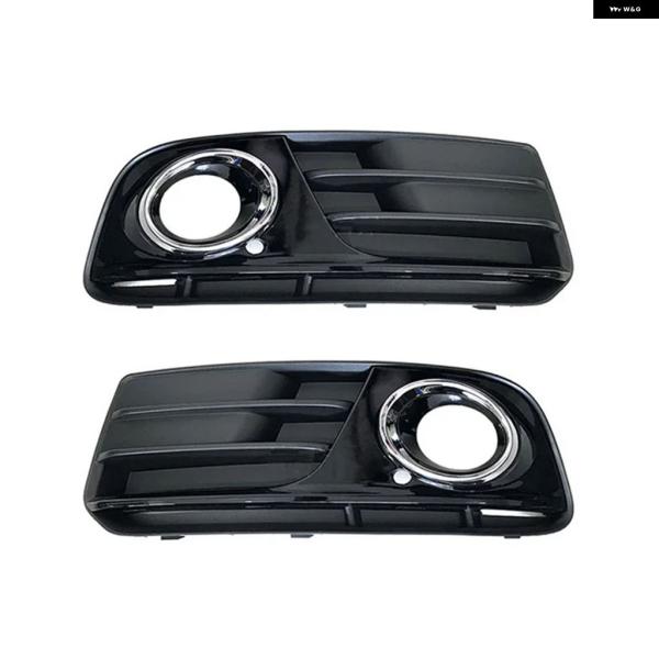 並行輸入品 フロント左右 バンパー フォグランプ グリル アウディ Q5 2013 - 2016 2017 8R0807681 8R0807682