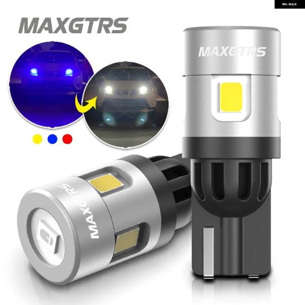 並行輸入品 T10 2色スイッチ LED W5W 車用サイド インテリア ライト 12V 電球 2835チップ 194 168 6000K パーキング ドームランプ ホワイト パーツ アクセサリー