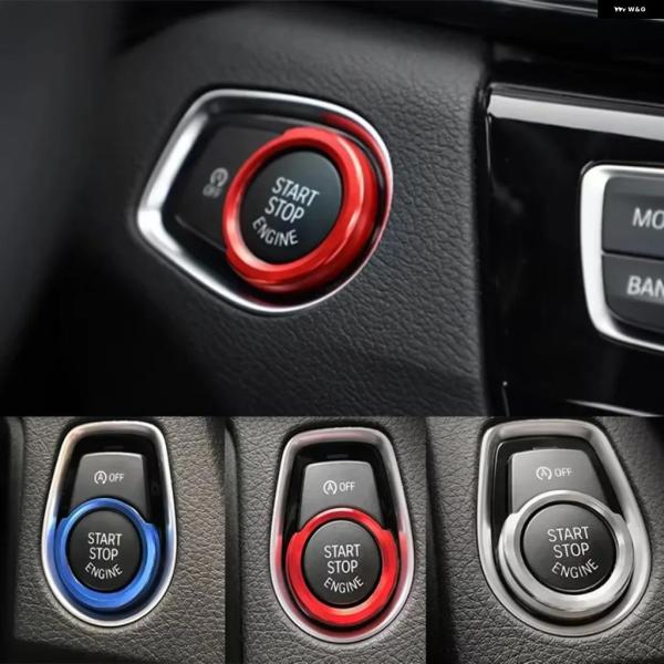 並行輸入品 BMW F48 F20 F21 F30 F32 F33 F34 F36 F45 F46 車用 エンジン スターター ボタン ステッカー イグニッショ