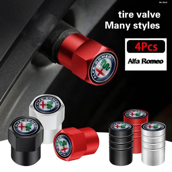 並行輸入品 タイヤ バルブ キャップ アルファロメオ 156 159 147 4C 8C 166 ジュリアジュリエッタ