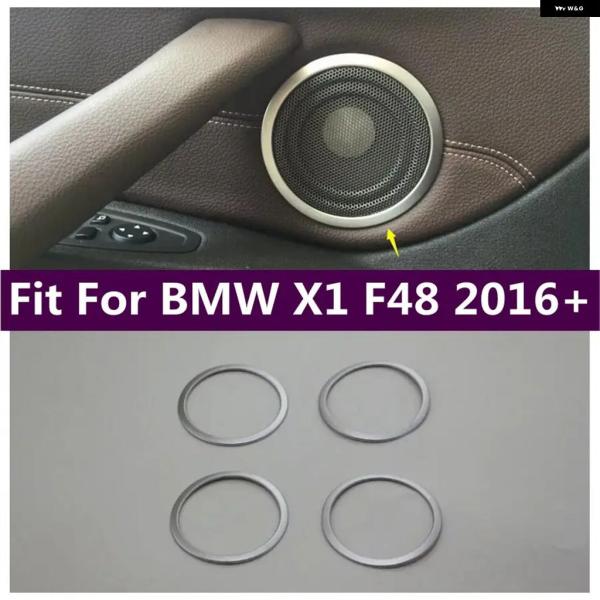 並行輸入品 BMW F48 X1 2016 - 2021用 インテリア ドア ステレオ スピーカー オーディオ ラウド 装飾 リング カバー トリム カー