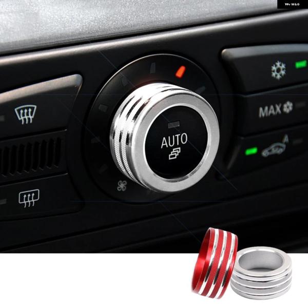 並行輸入品 BMW E61 E60 5シリーズ 530LI 523 525 - 08-2010用 エアコン ノブ カバー カー オーディオ ボリューム コントロ